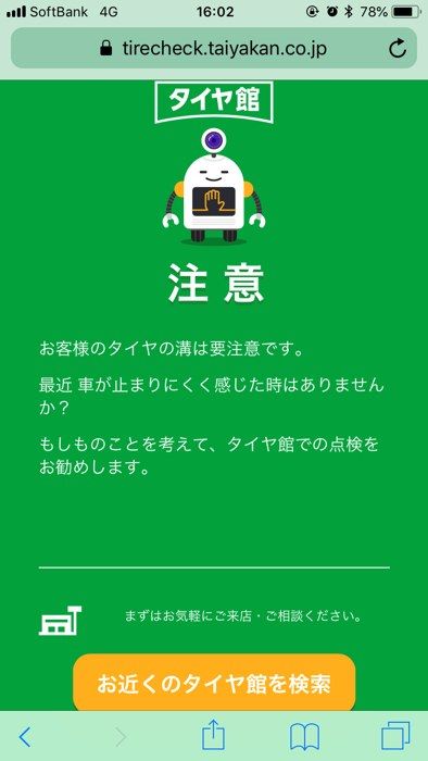 Bridgestone Tire-kan - Results