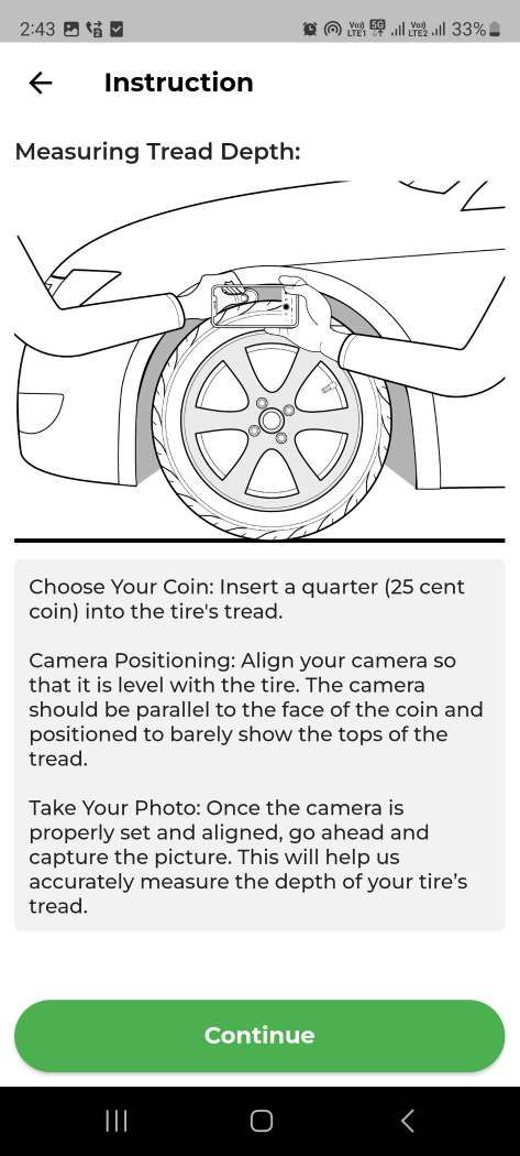 Tire Scan (Tire Cloud) - Capture guidance