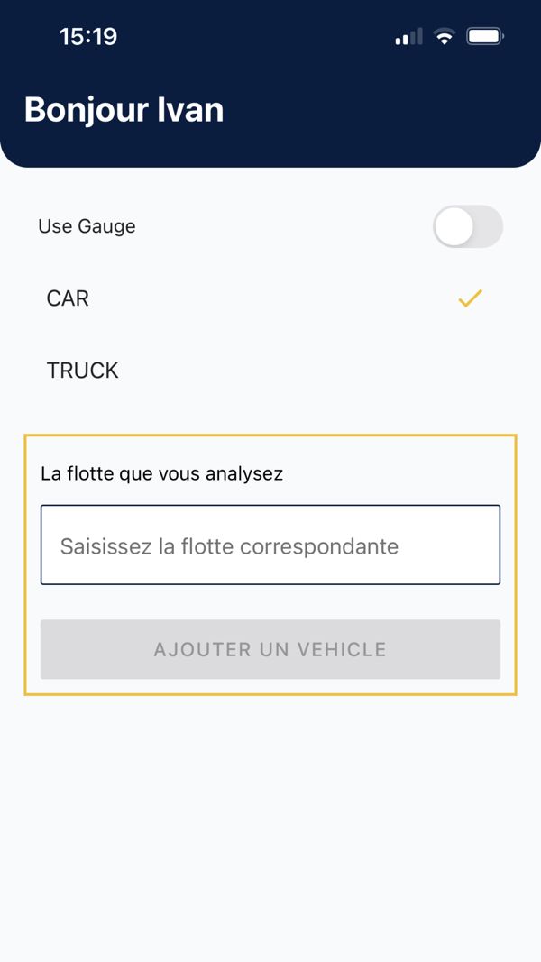 TyreSwift, stage 1: Related native app CaRool FleetCheck (the Carool engine behind TyreSwift's mobile tool, NO
